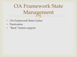 Oracle application framework (oaf) online training | PPTX