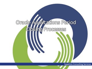 Oracle Applications Period
    Closing Processes




                    Sapphire Consulting Services
 