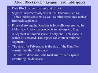 ORACLE ARCHITECTURE | PDF