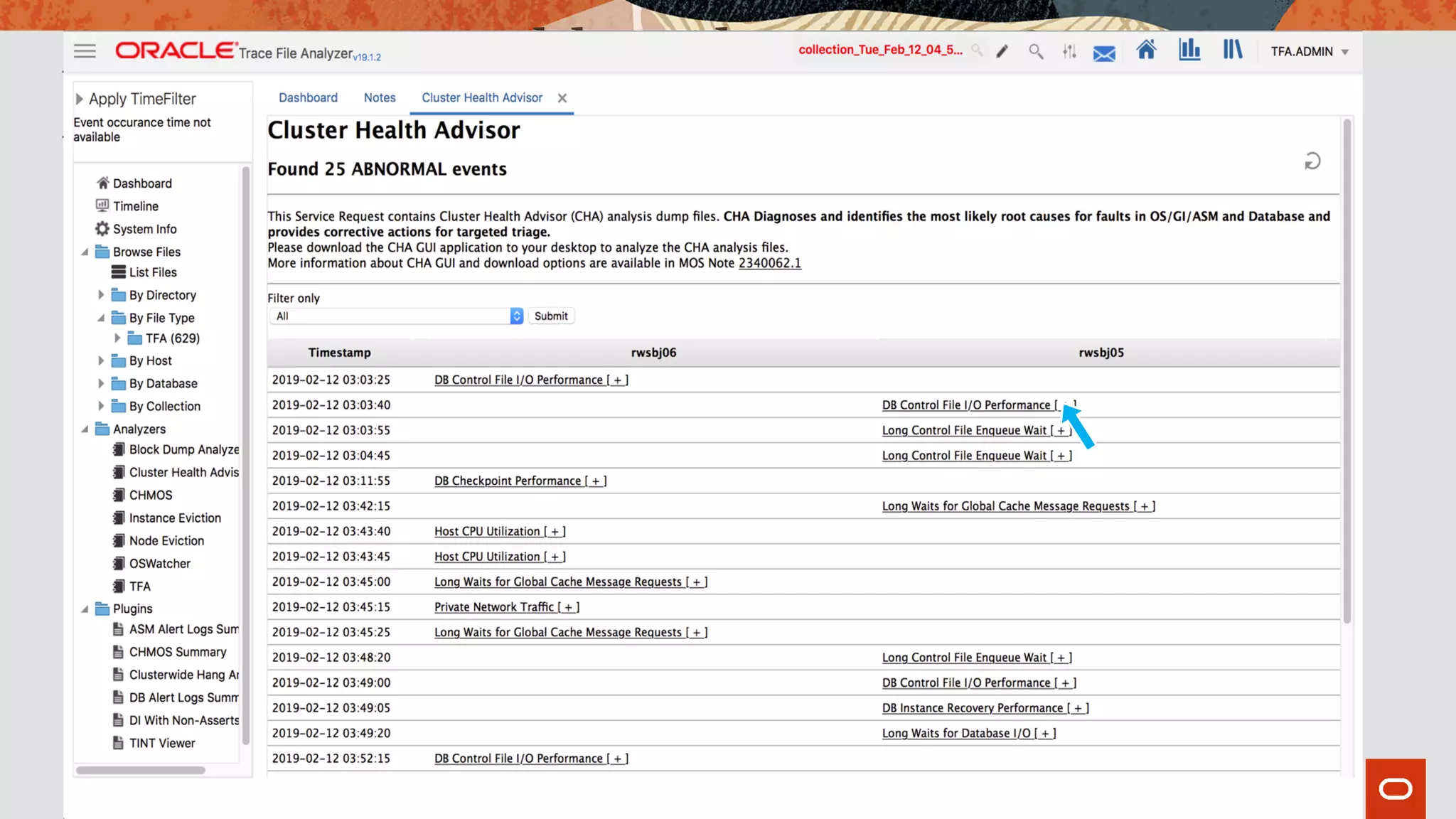 Autonomous Health – Alerts, Root Cause &
Actions
 