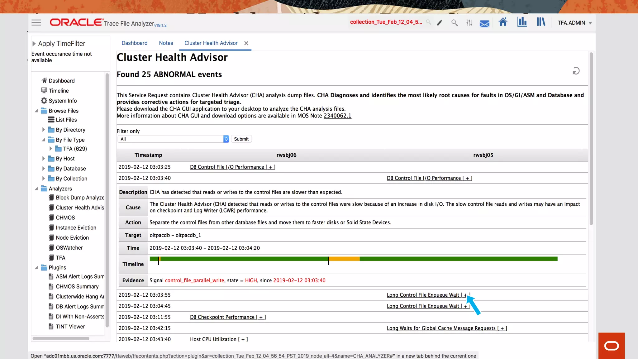 Autonomous Health – Alerts, Root Cause &
Actions
 
