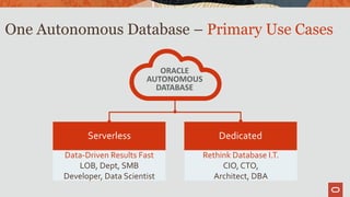 Ground Breakers Romania: Oracle Autonomous Database | PPTX