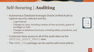 Ground Breakers Romania: Oracle Autonomous Database | PPTX