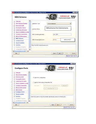 DBhostname:Port:Servicename
 