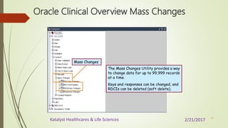 Oracle Clinical Overview_Katalyst HLS | PPTX