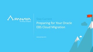 © Panaya | An Infosys company PANAYA
Preparing for Your Oracle
EBS Cloud Migration
www.panaya.com
Stay Current
 