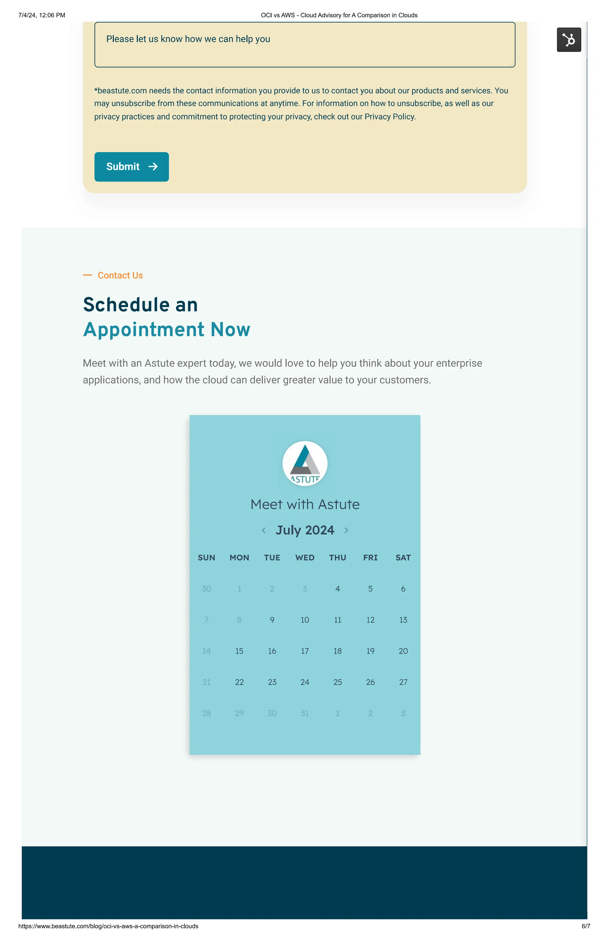 OCI vs AWS - Cloud Advisory for A Comparison in Clouds