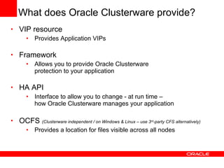 Oracle clusterware overview_11g_en | PPT