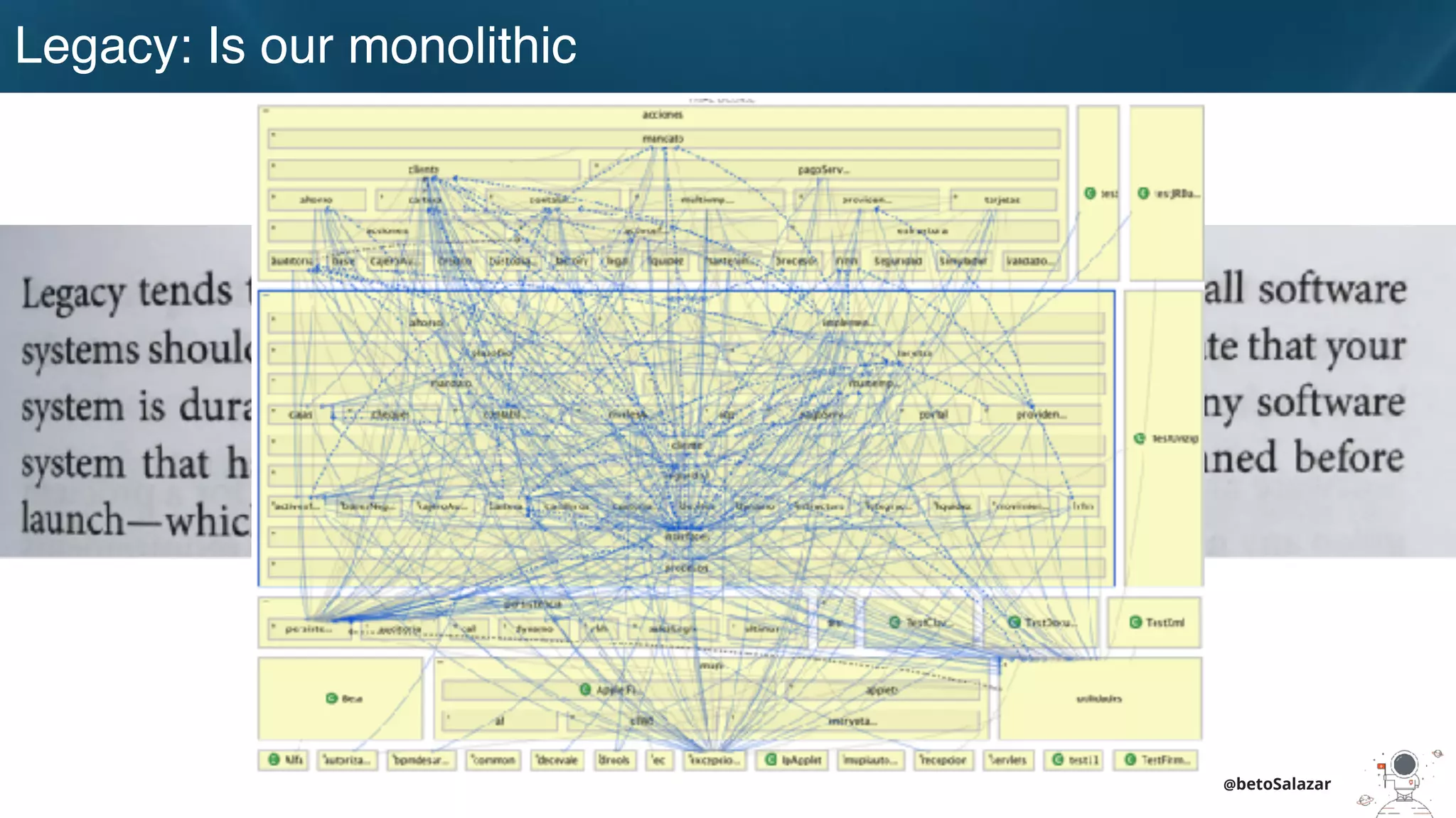 Legacy: Is our monolithic
@betoSalazar
 