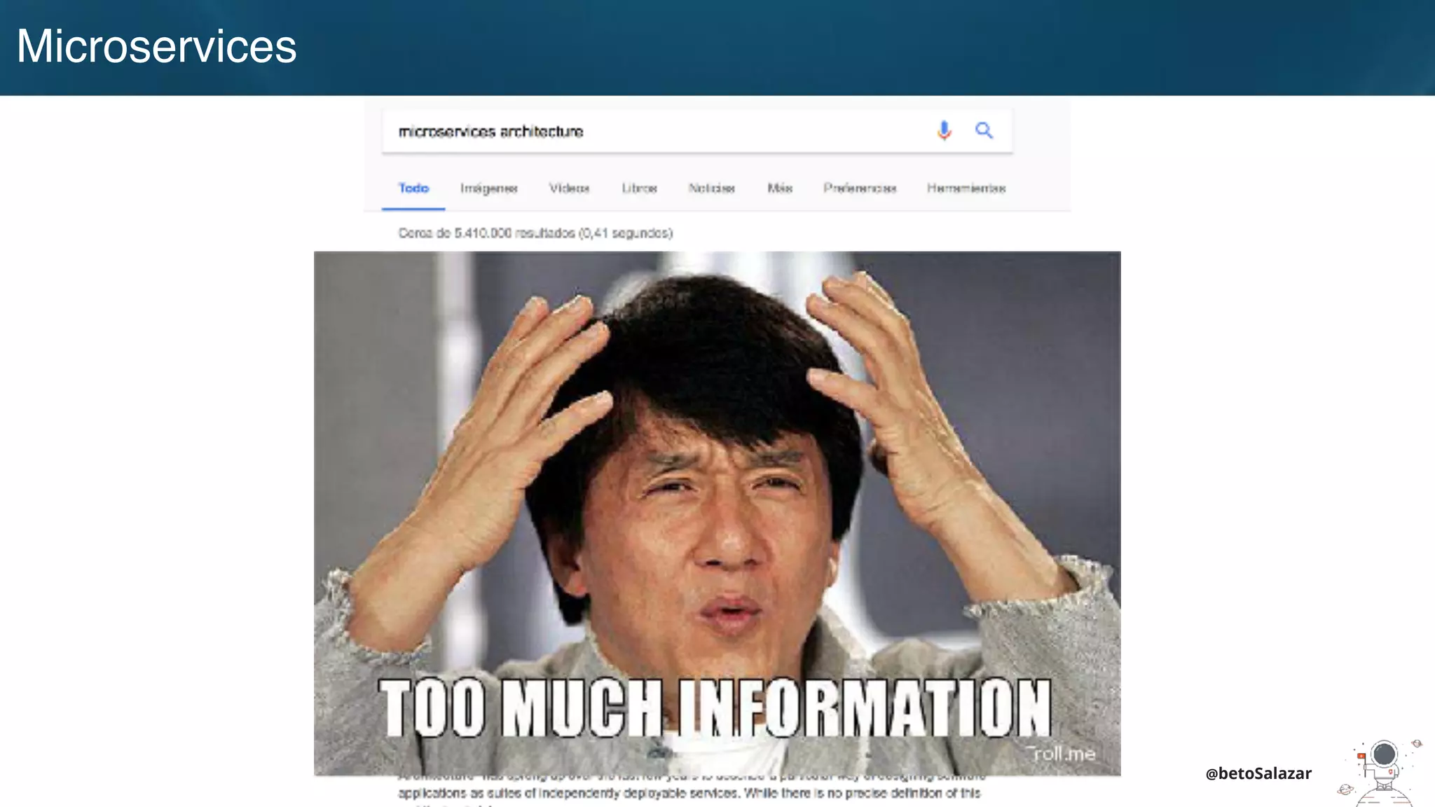 Microservices
@betoSalazar
 