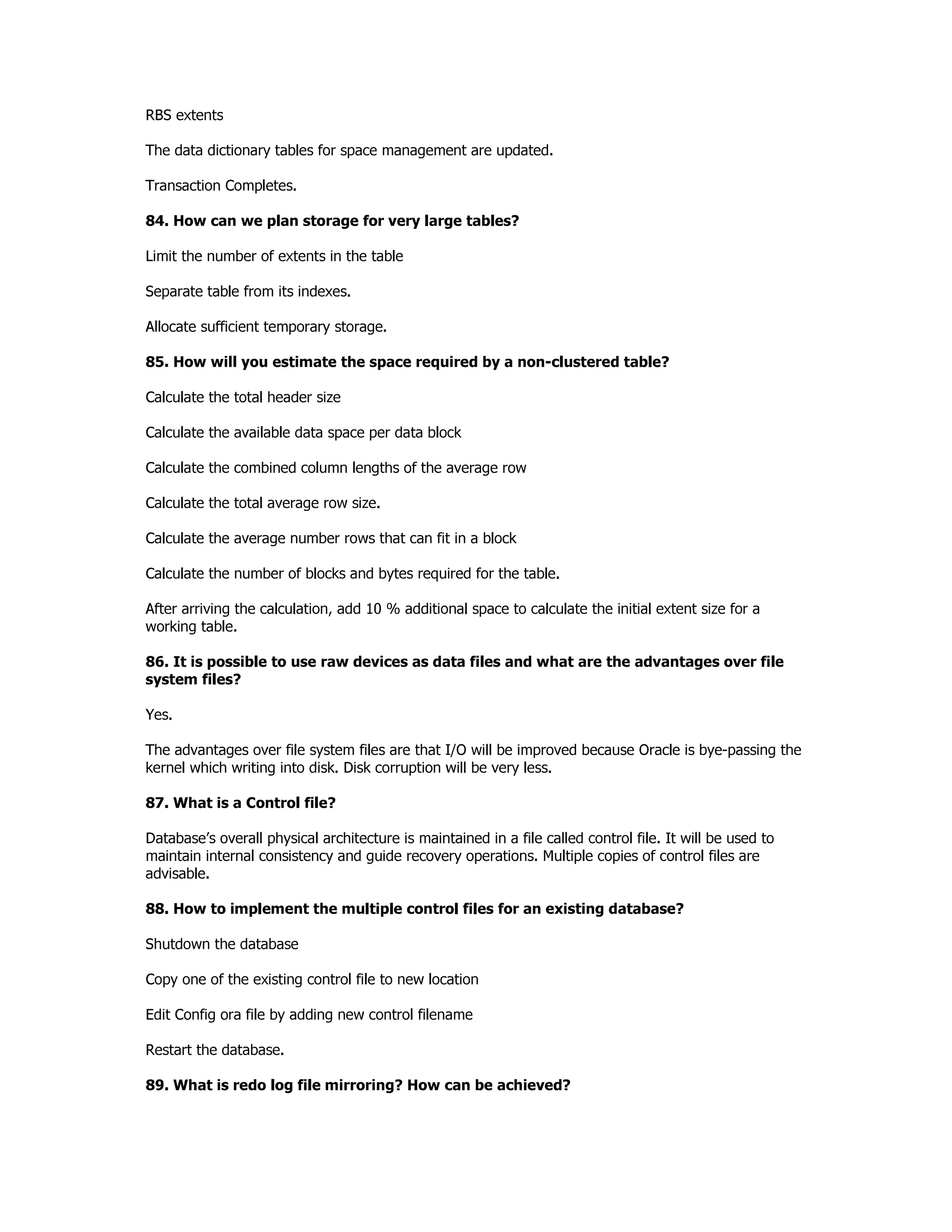 Oracle concepts and architecture