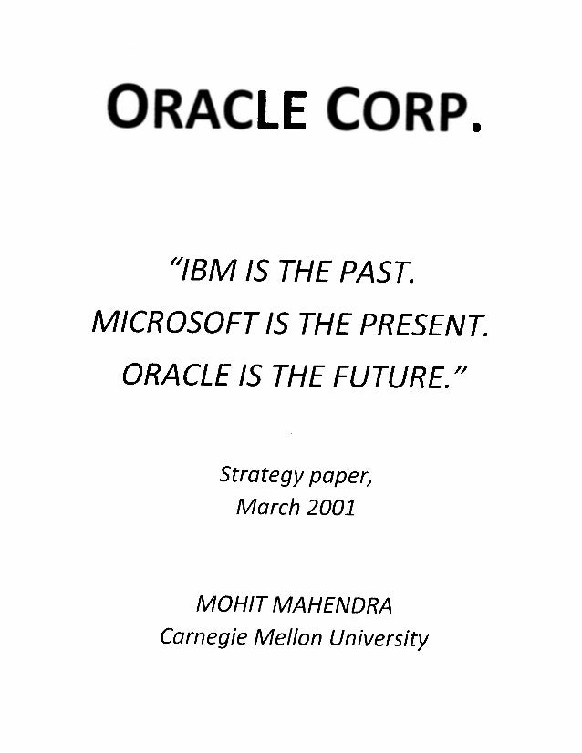 Oracle corporation essay 08 picture