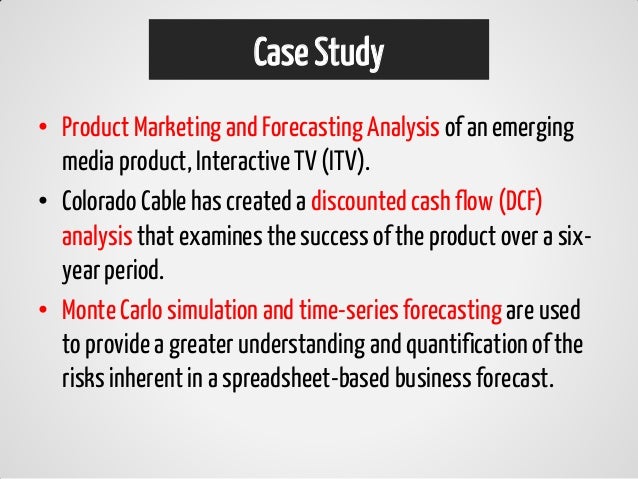 oracle crystal ball monte carlo simulation demand forecasting