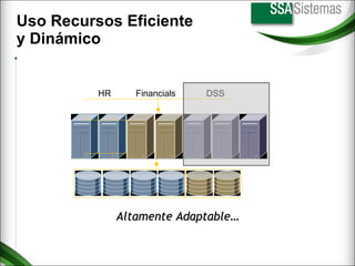 Uso Recursos Eficiente  y Dinámico HR Financials DSS Altamente Adaptable… 