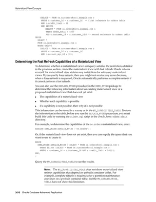 Oracle database 12c advanced replication | PDF