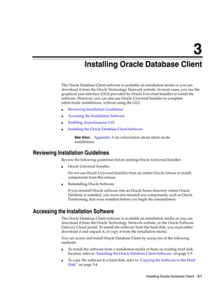 Oracle database 12c client installation guide | PDF