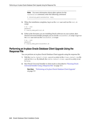 Oracle database 12c client installation guide | PDF