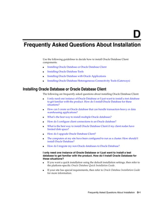 Oracle database 12c client installation guide 6 | PDF