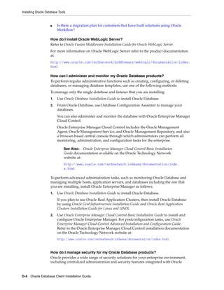 Oracle database 12c client installation guide 6 | PDF
