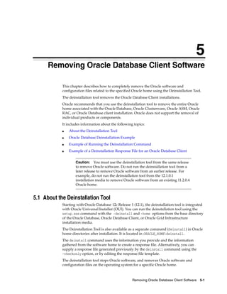 Oracle database 12c client installation overview | PDF