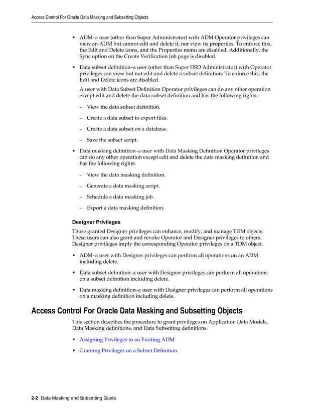 Oracle database 12c data masking and subsetting guide | PDF