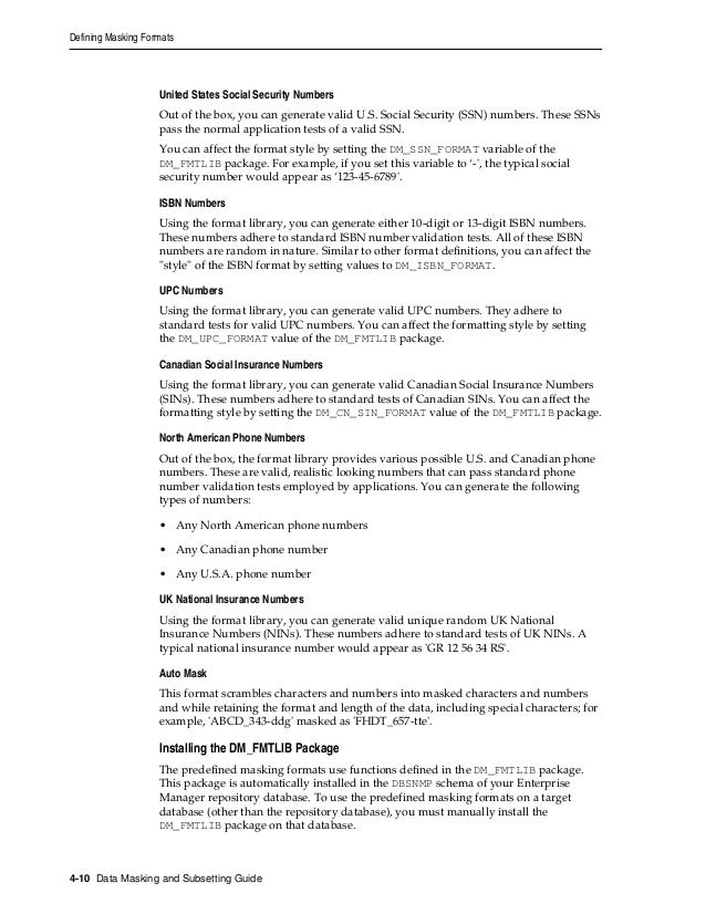 masking phone numbers