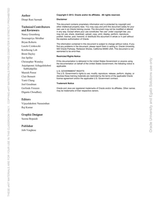Oracle database 12c sql worshop 1 student guide vol 2 | PDF