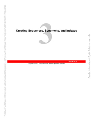 Oracle database 12c sql worshop 2 student guide vol 1 | PDF