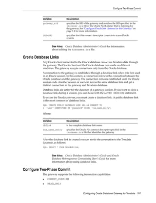 Oracle database gateway 11g r2 installation and configuration guide | PDF