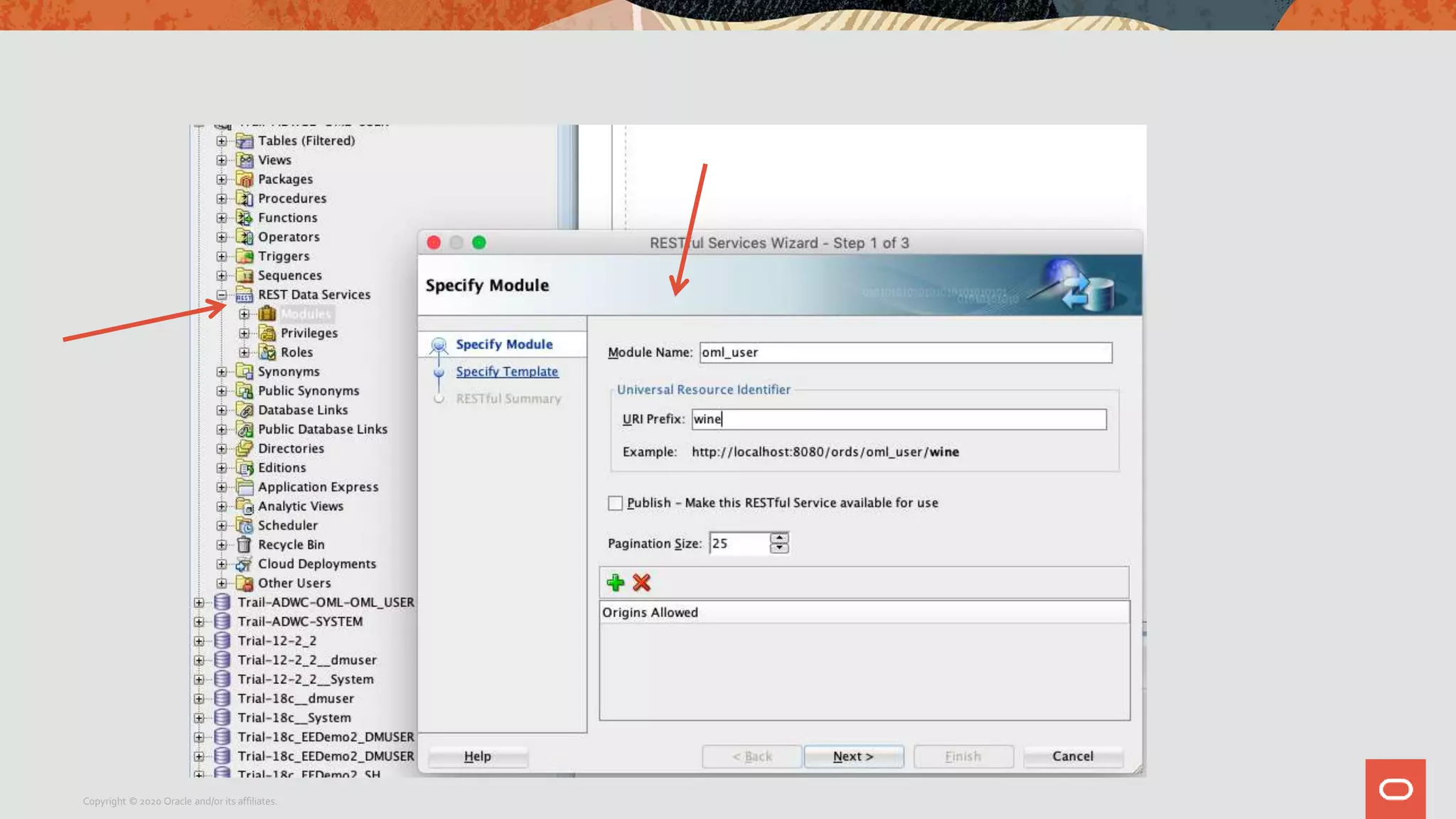 Copyright © 2020 Oracle and/or its affiliates.
 