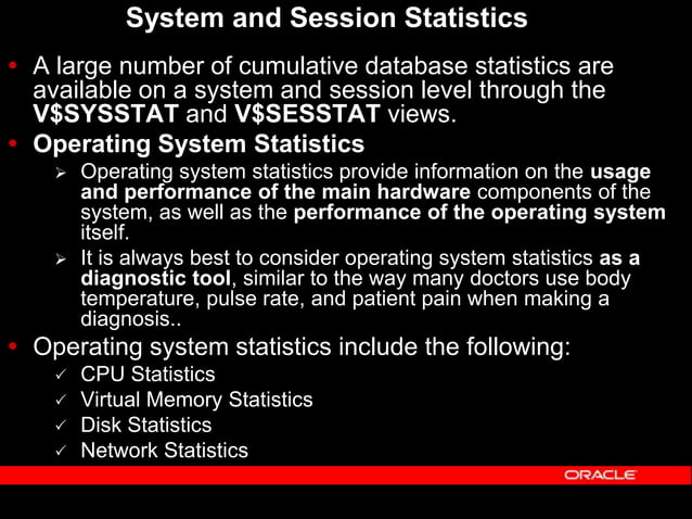 Oracle database performance tuning | PPTX