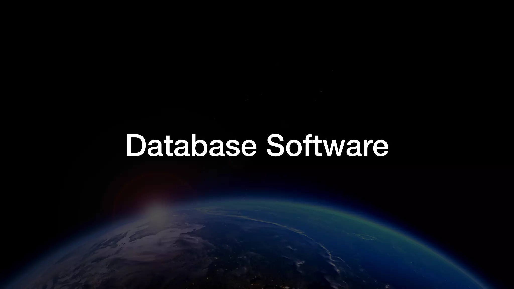 Database Software
