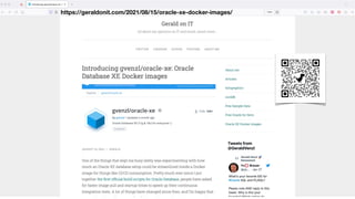 https://geraldonit.com/2021/08/15/oracle-xe-docker-images/
 