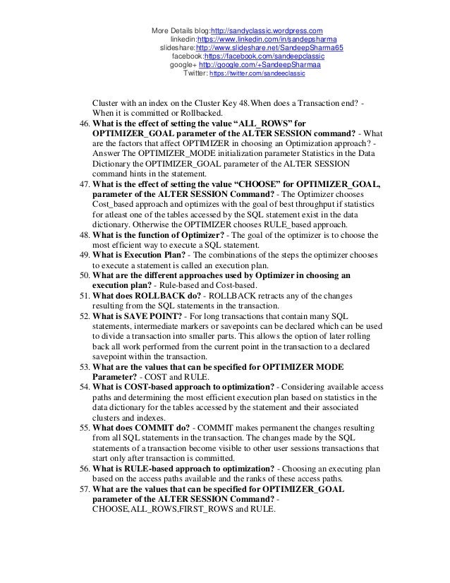 153 oracle dba interview questions 
