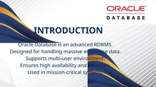 Oracle Rdbms Mythos ORAClE DBMS_20260306_195435_0000.ppt ptx | PPTX
