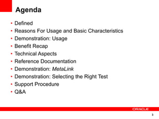 Oracle Diagnostics | PPT