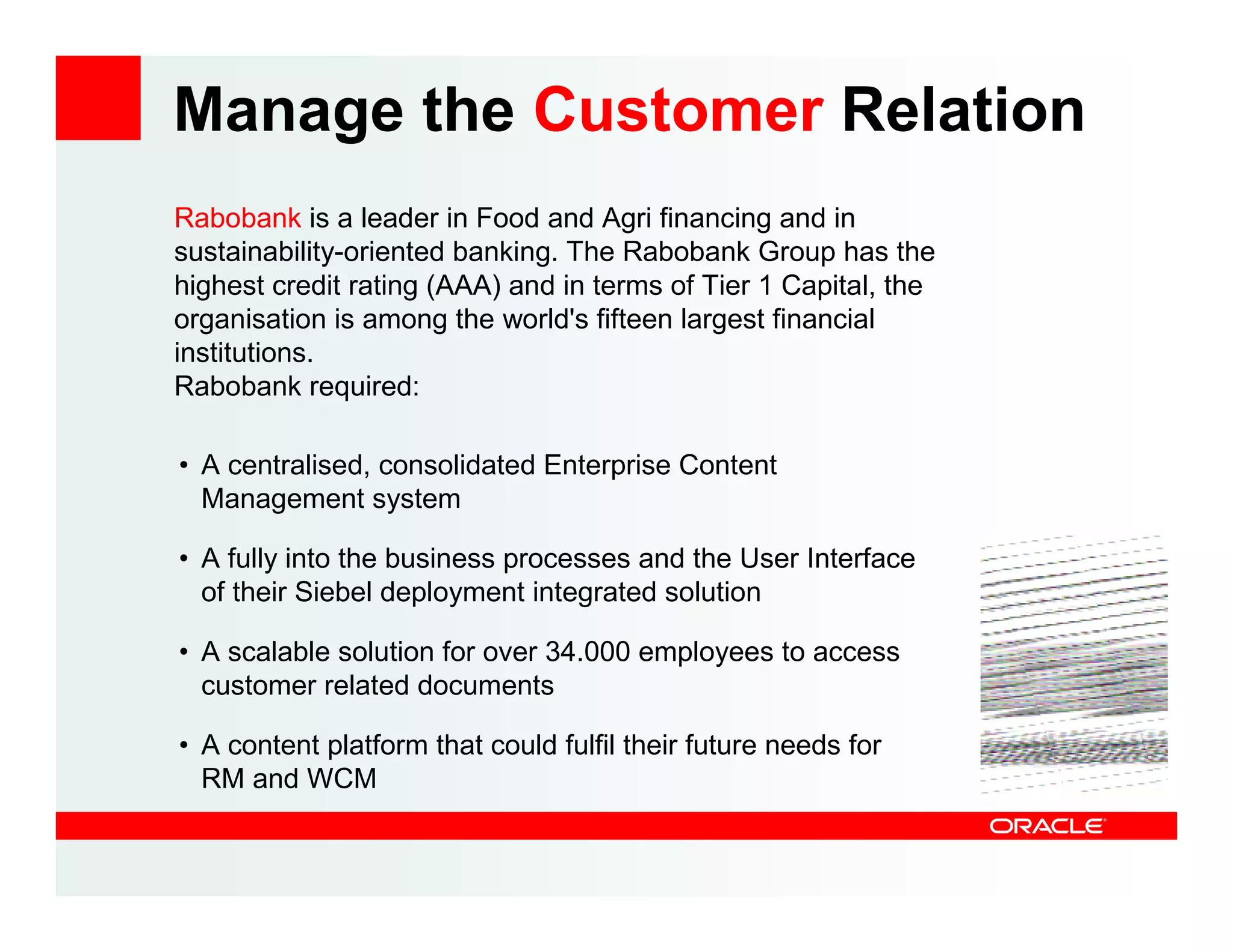 Oracle Distributed Document Capture