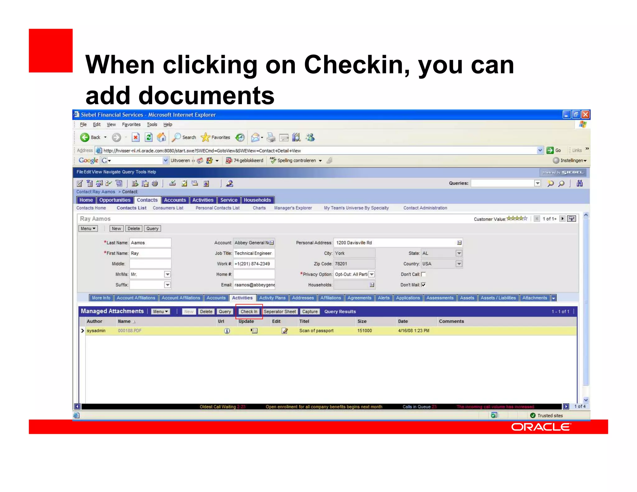 Oracle Distributed Document Capture