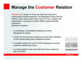 Oracle Distributed Document Capture