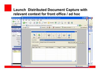 Oracle Distributed Document Capture