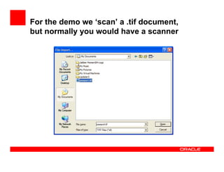 Oracle Distributed Document Capture