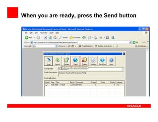 Oracle Distributed Document Capture