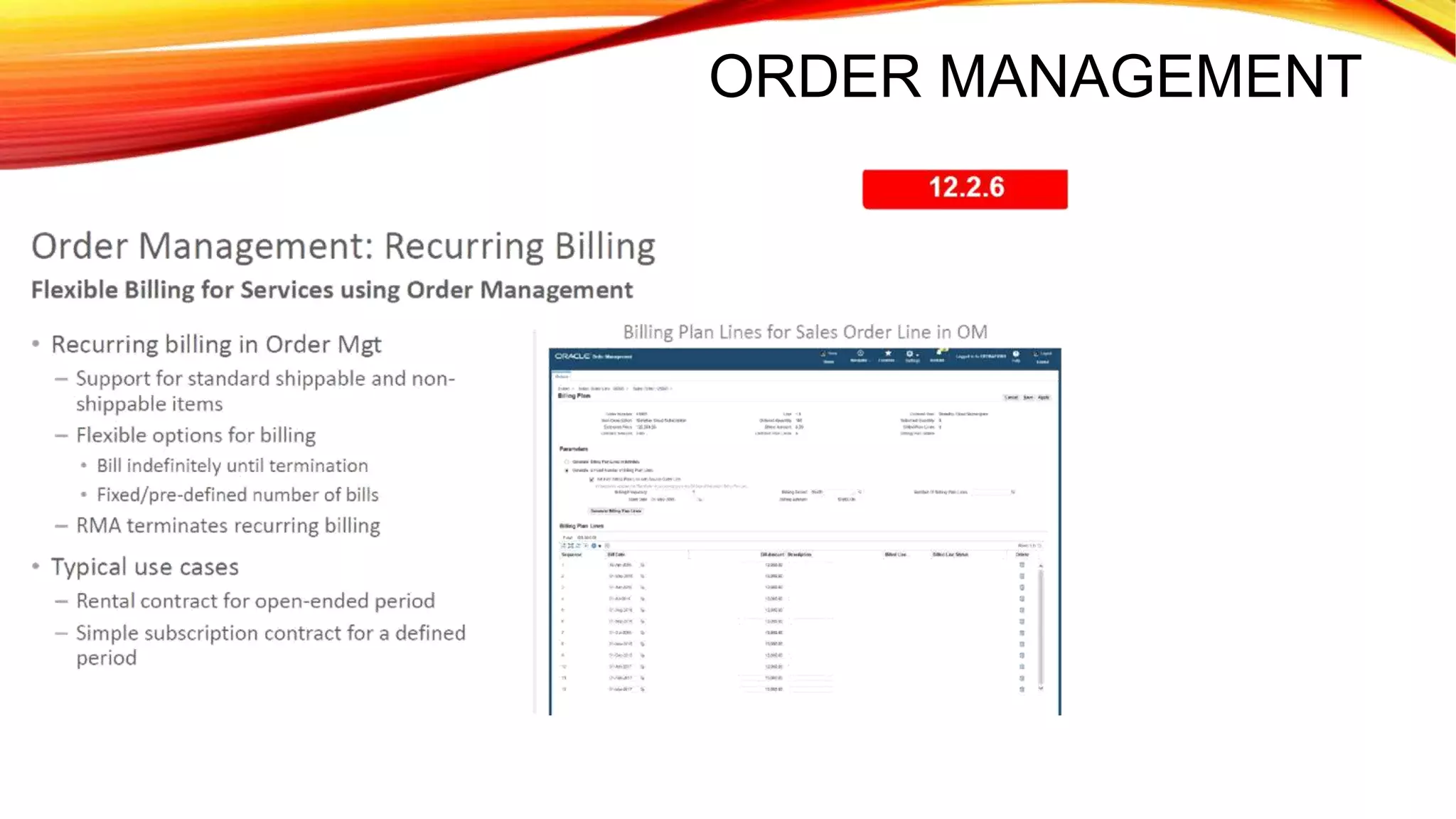 ORDER MANAGEMENT