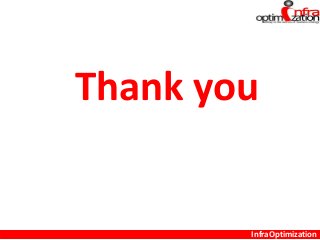 Thank you
InfraOptimization
 