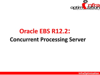 InfraOptimization
Oracle EBS R12.2:
Concurrent Processing Server
 