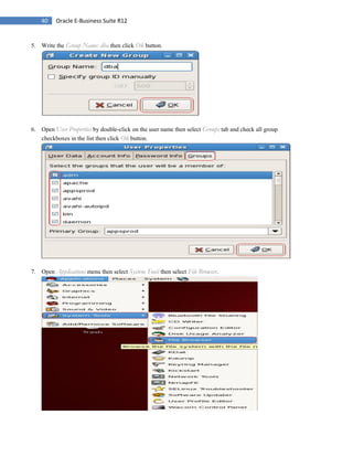 Oracle e business-suite_r12_installation_guide_step_by_step_on_linux | PDF