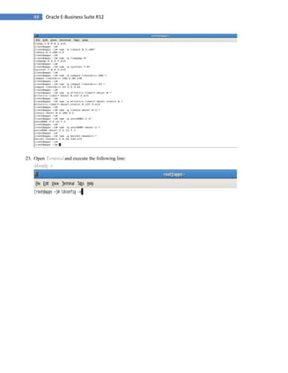 Oracle e business-suite_r12_installation_guide_step_by_step_on_linux | PDF