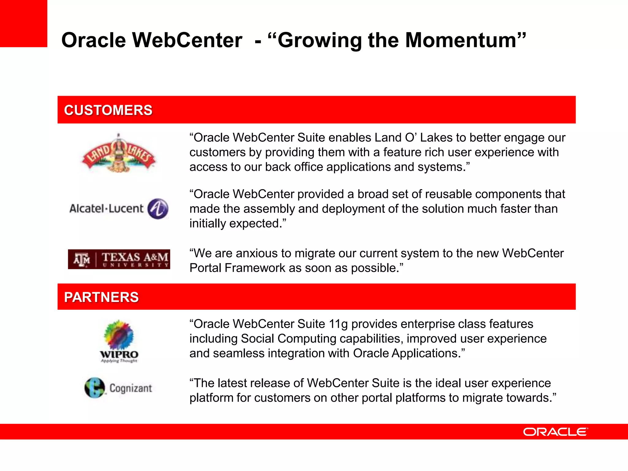 Oracle E2.0 WebCenter Portal Strategy | PPT