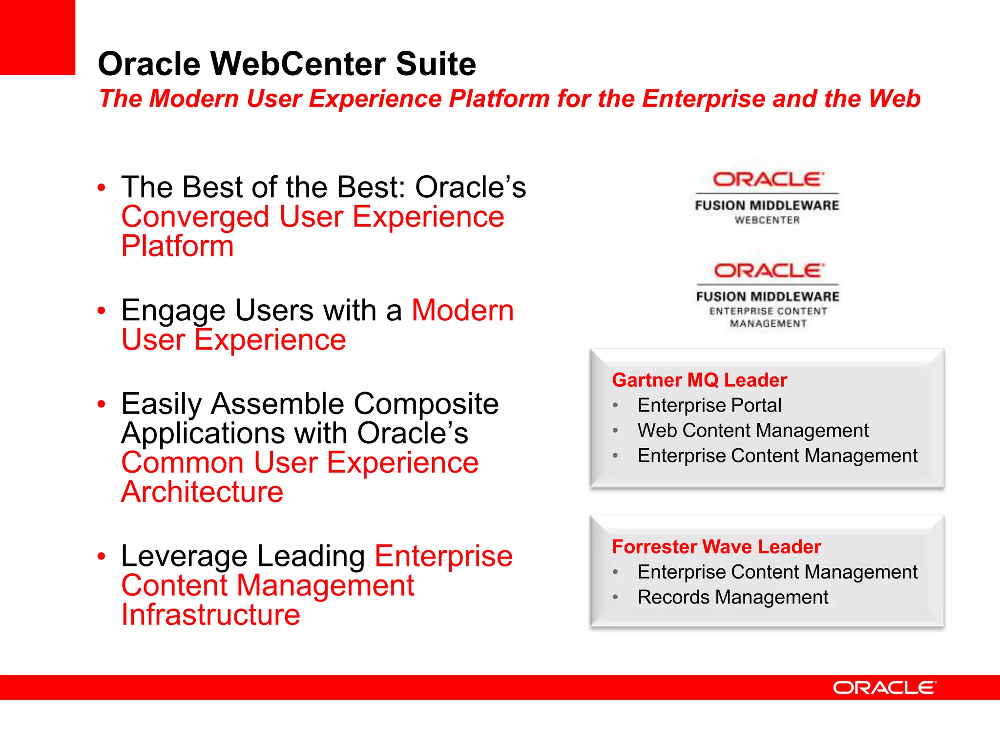 Oracle E2.0 WebCenter Portal Strategy | PPT