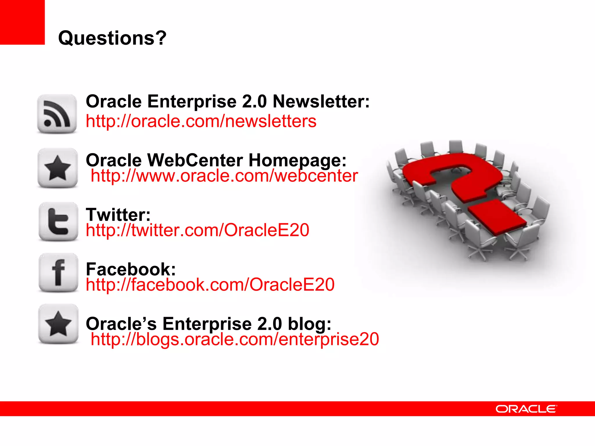 Oracle E2.0 WebCenter Portal Strategy | PPT